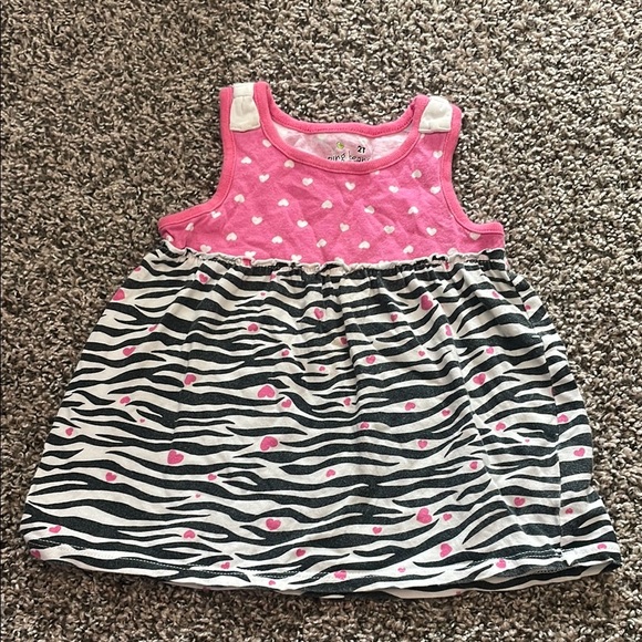 jumping beans Other - Jumping Beans Pink and Black Zebra Print Dress